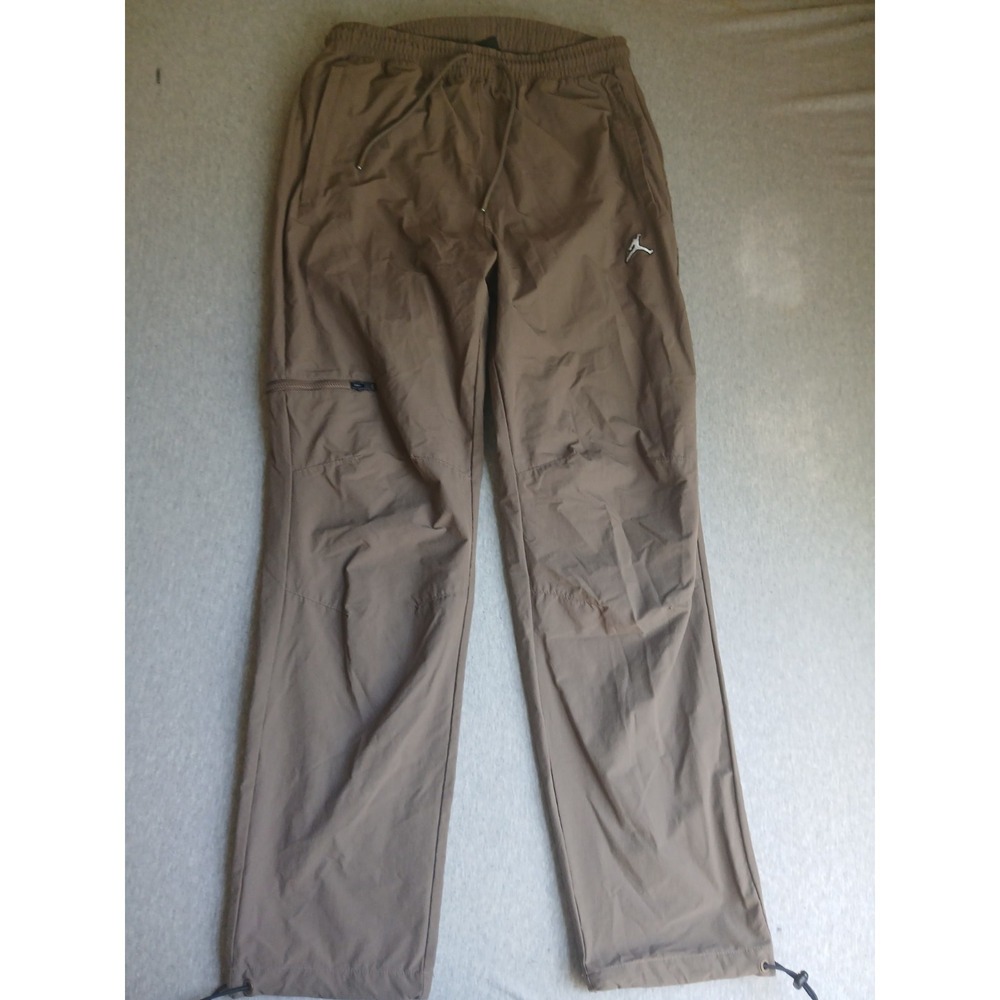 Jordan Pants Medium Mens Essential Woven Tech Casual Active Stretch Zip Pocket